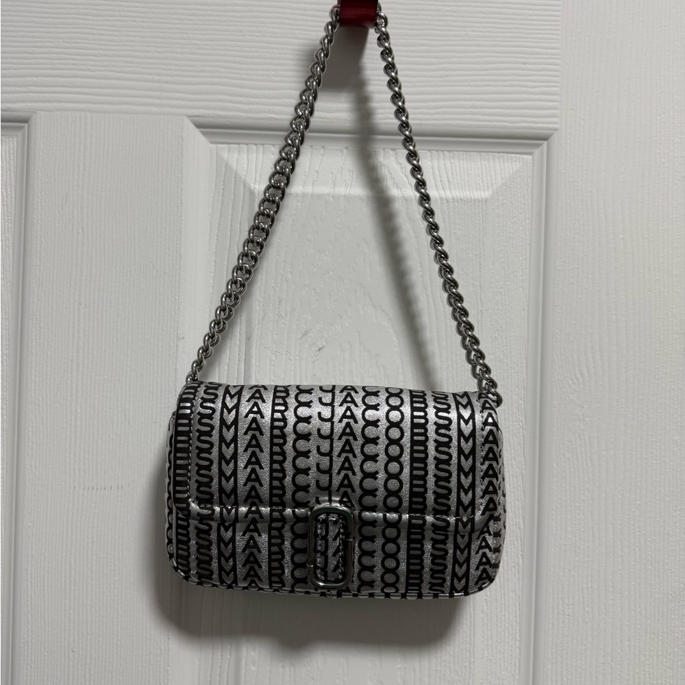 Black & White Patterned Shoulder Bag